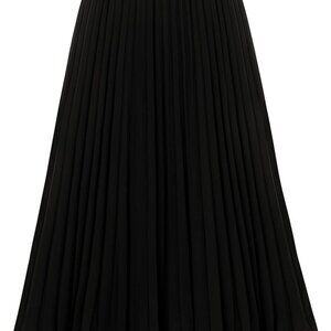Pleated Skirt for Women High Waist Irregular A-line Maxi Long Victorian Skirts